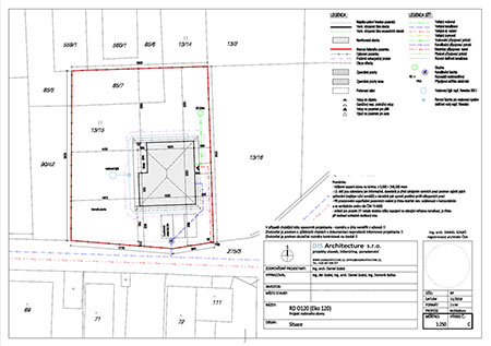 Projekt domu - projekt osazení