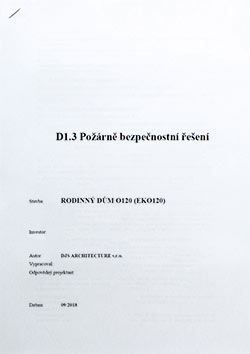 Projekt požární ochrany