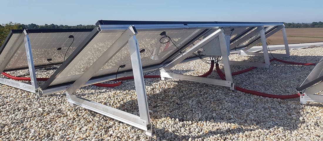 Fotovoltaika - na ploché střeše