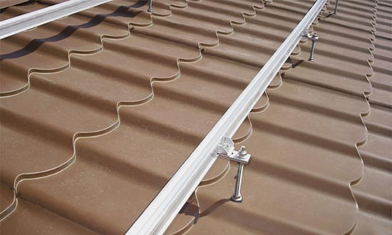 Fotovoltaika - Nosný systém pro šikmou střechu 