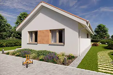 Projekty rodinných domů - projekt domu i71