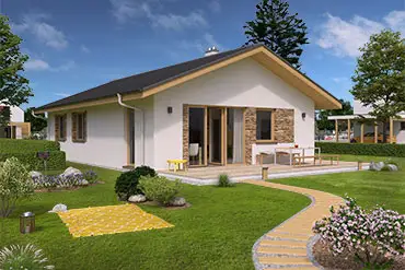 Projekty rodinných domů - projekt domu I92