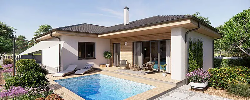 Projekt bungalovu L150