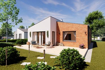 Projekty rodinných domů - projekt domu L84