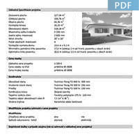 Projekt rodinného domu O135 - Základní informace