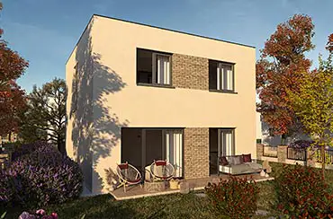 Projekty rodinných domů - projekt domu O2-102