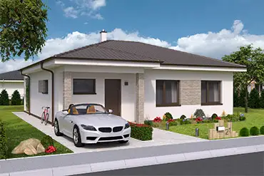 Projekty rodinných domů - projekt domu O87