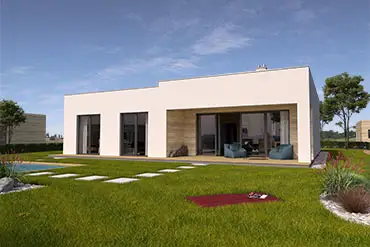 Projekty rodinných domů - projekt domu O120P